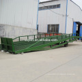 movable containers loading and unloading truck ramps